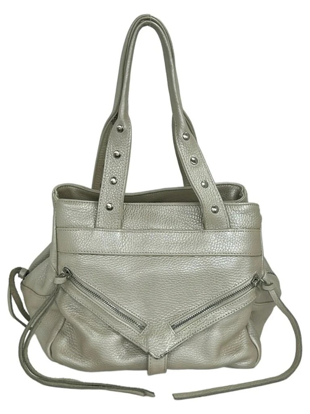 botkier Beige Leather Shoulder Bag